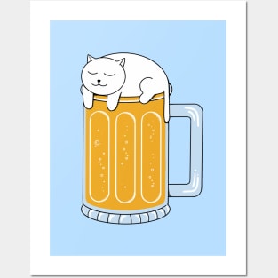 Cat Beer Posters and Art
